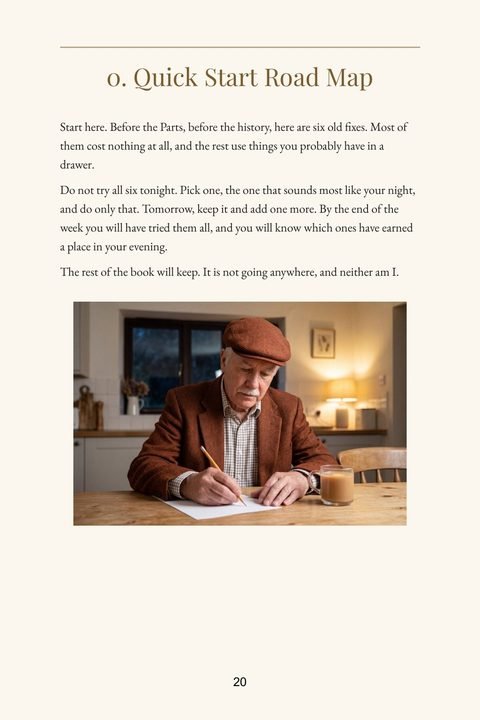 The Quick Start page of the book